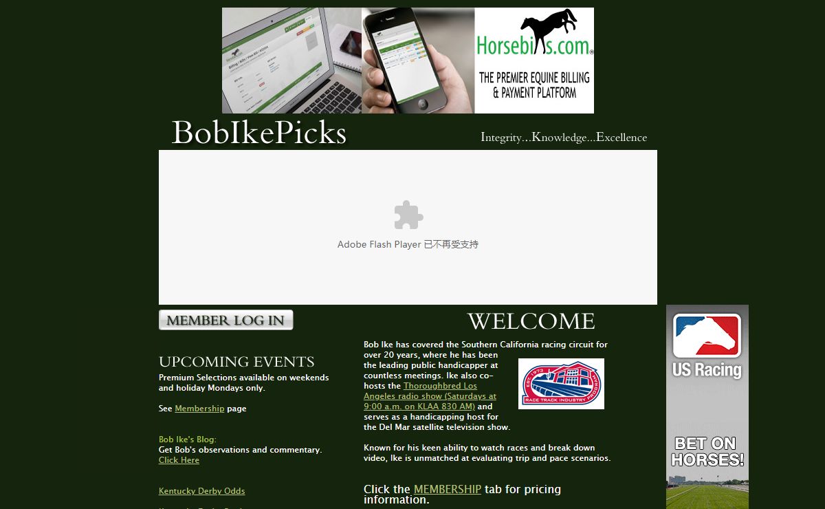 Horse Racing Handicapping - Horse Picks from BobIkePicks.com