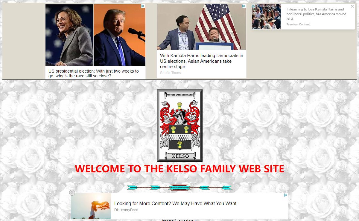 The Kelso Family Web Site