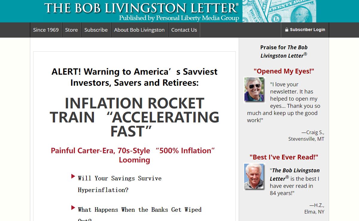 The Bob Livingston Letter®