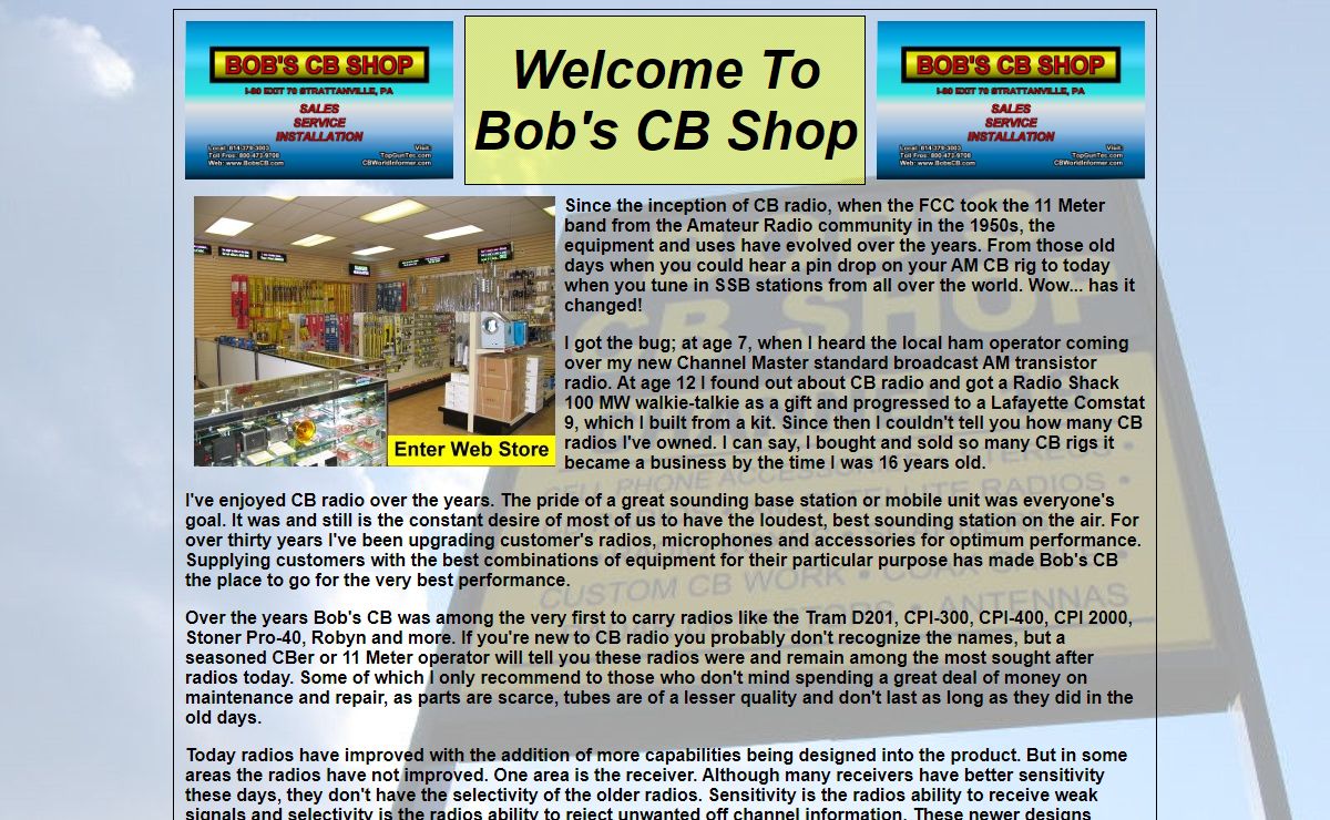 Bob's CB Radio, 10 Meter Radio & Wireless Products