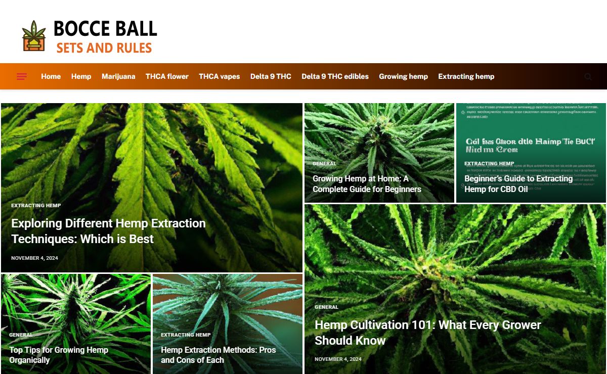 Homepage - Bocce ball sets and rules