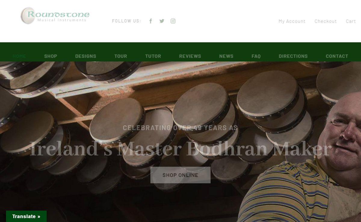 Irish Bodhrans - Irish Bodhrans for Sale - Bodhran Drum - Malachy Kearns Irish Drums - Irish Bodhran