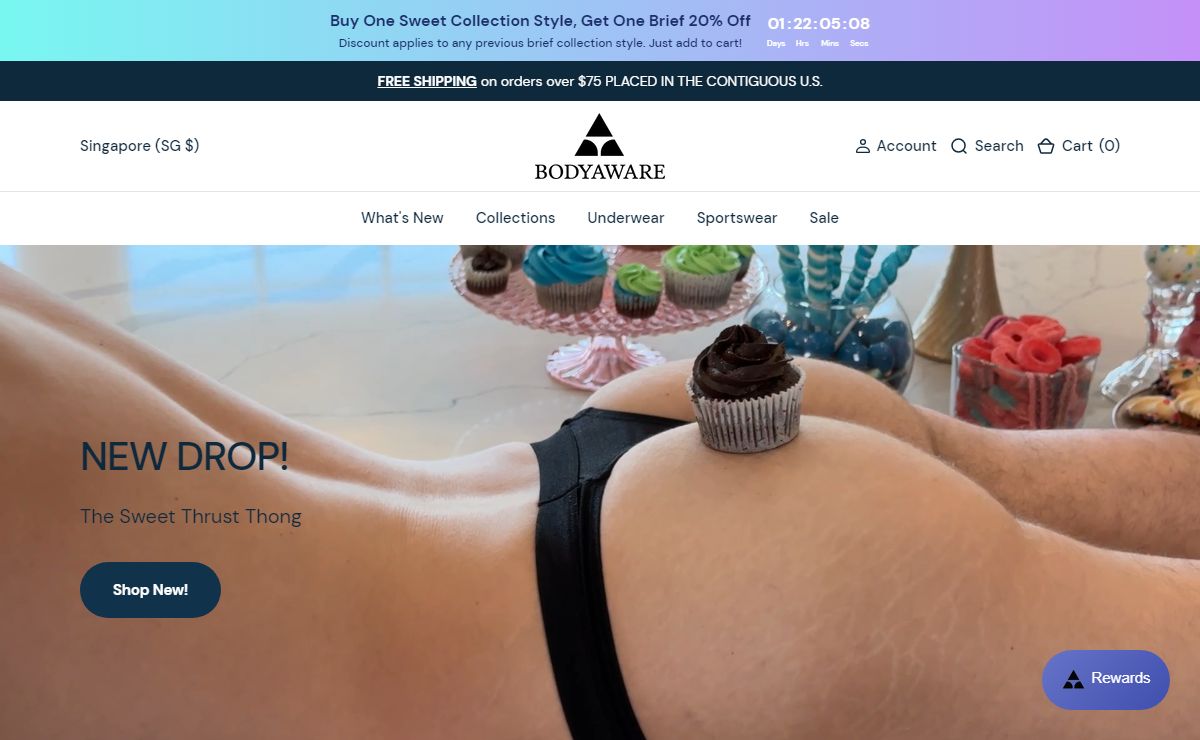 Men's Sexy Underwear, Shorts, and Sportswear | Body Aware