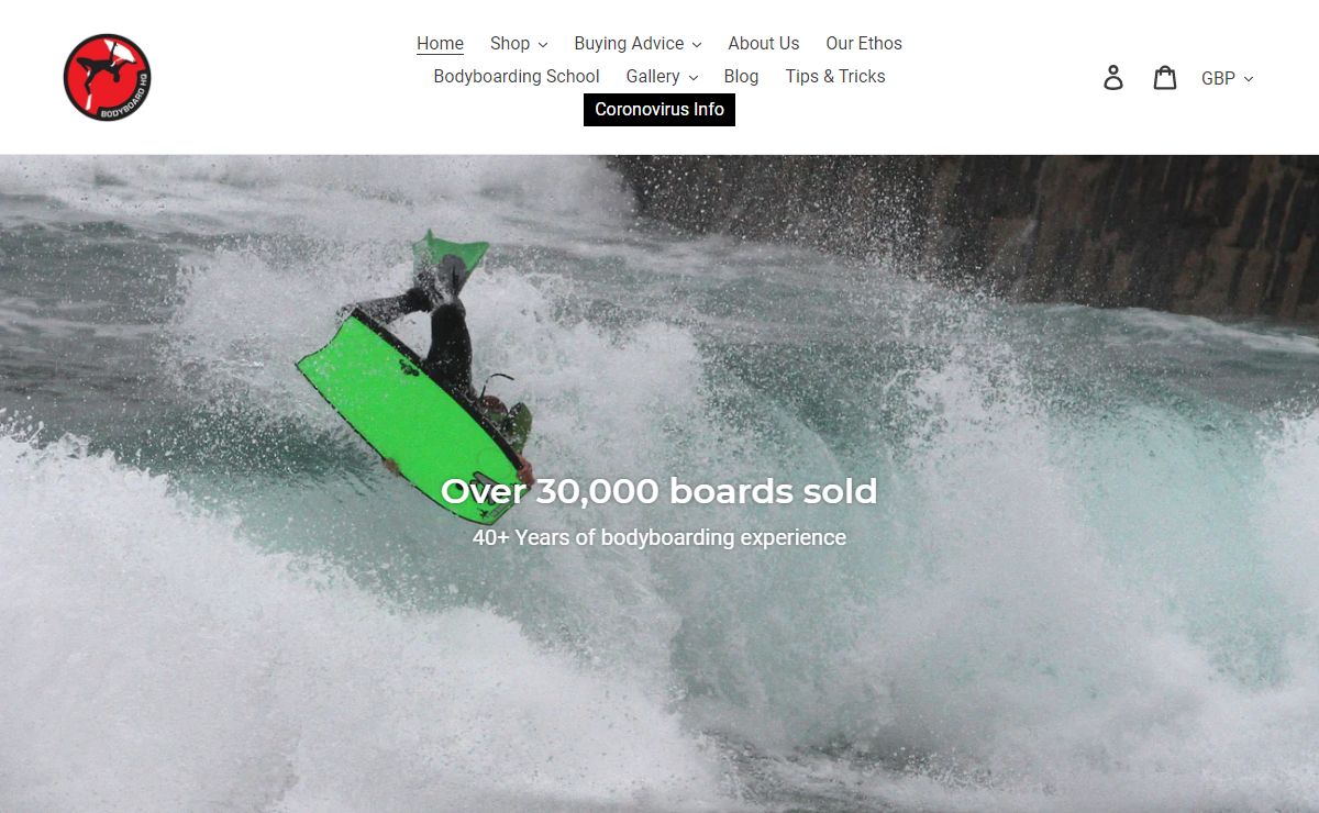 The UK number 1 bodyboards & bodyboarding shop – Bodyboard HQ