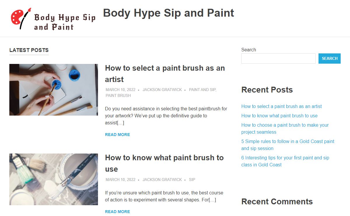 Body Hype Sip and Paint