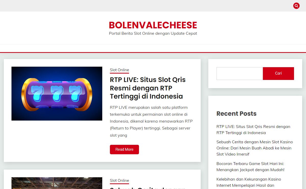 bolenvalecheese - Portal Berita Slot Online dengan Update Cepat