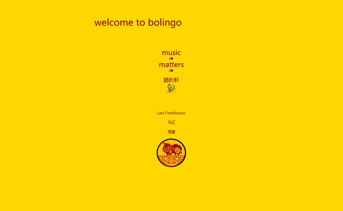 Home of bolingo.org