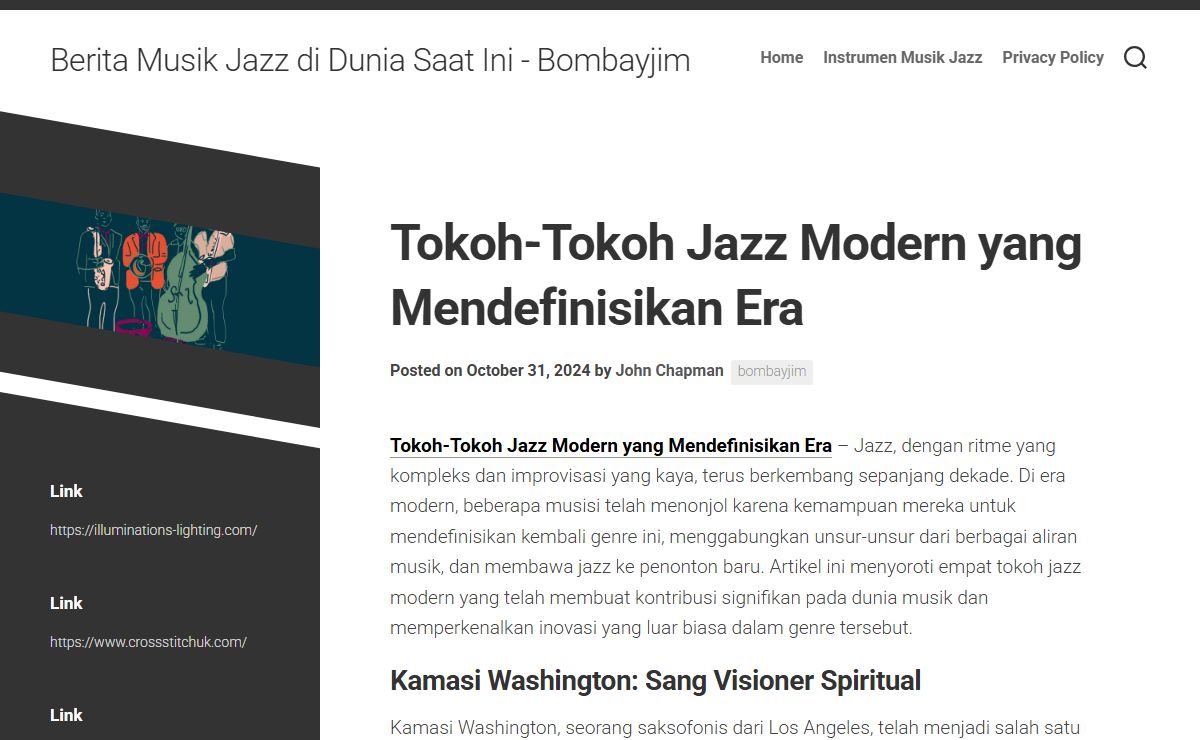 Berita Musik Jazz di Dunia Saat Ini - Bombayjim