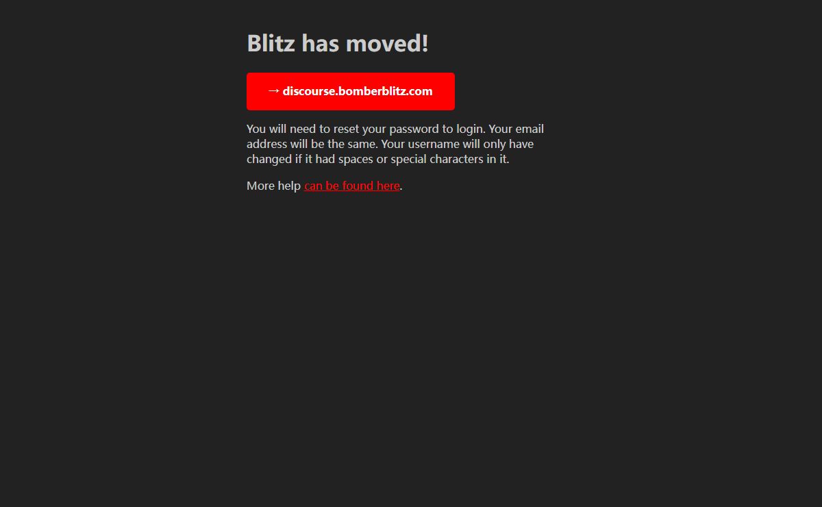 Blitz Has Moved