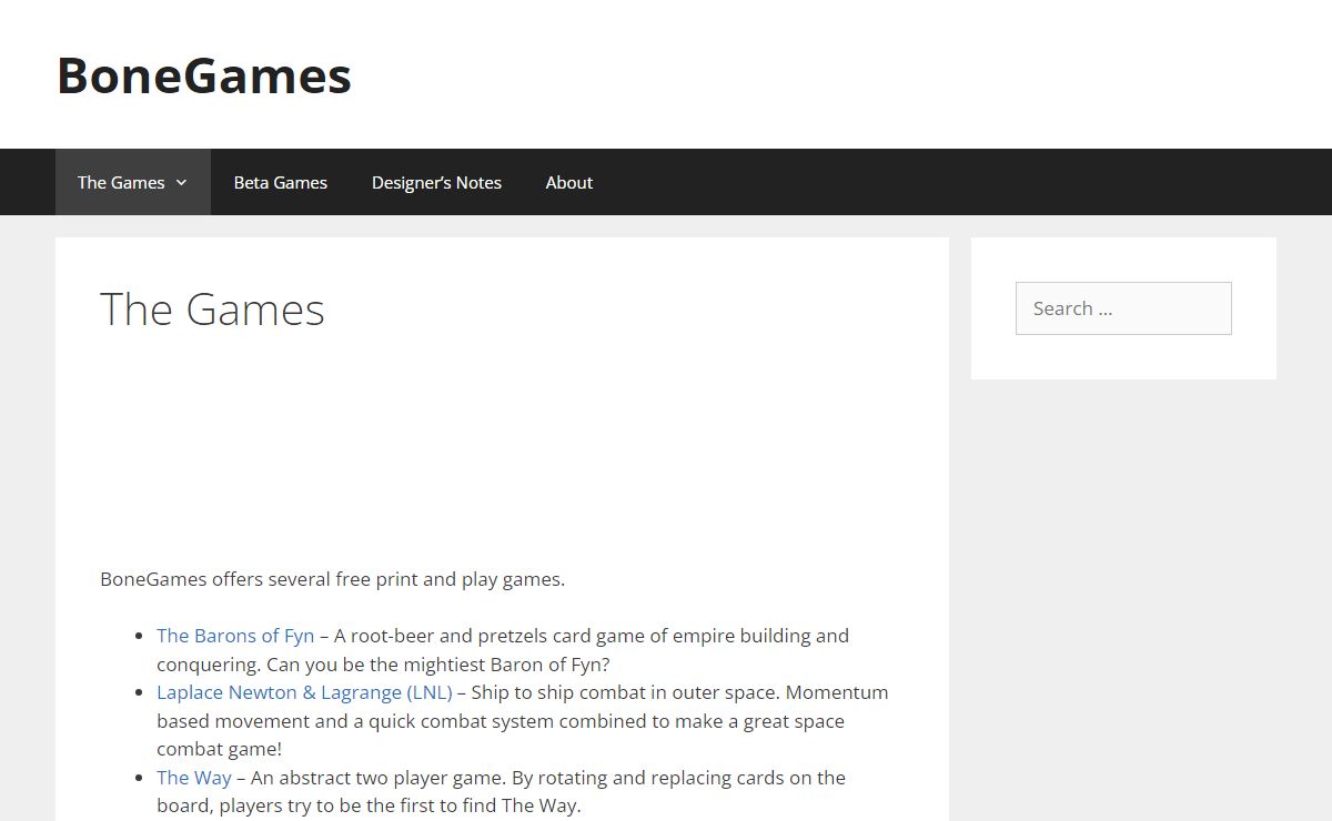 BoneGames