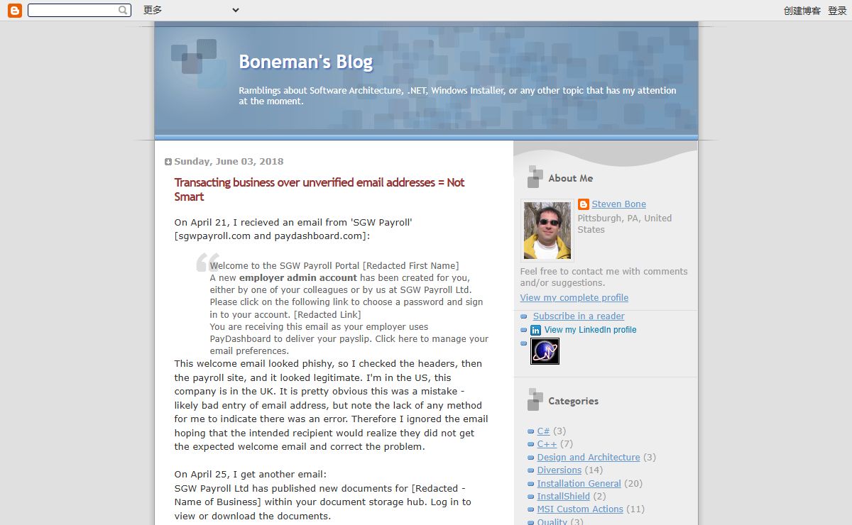 Boneman's Blog