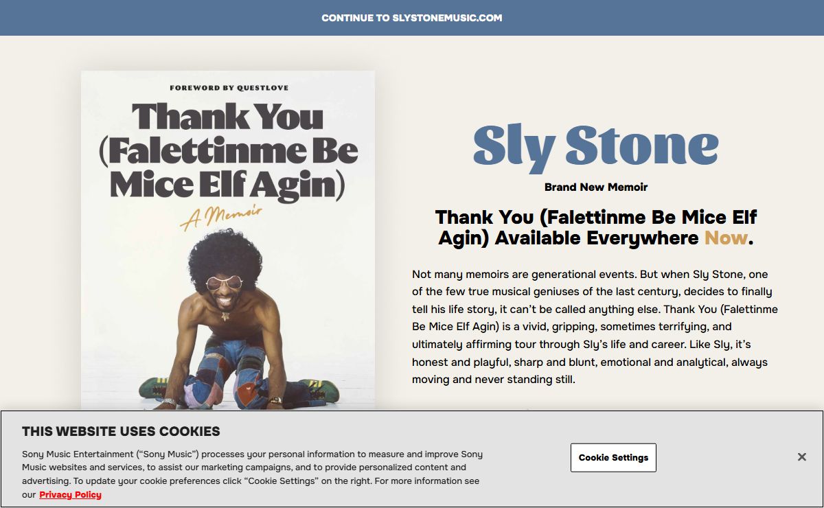 Sly Stone | Thank You (Falettinme Be Mice Elf Agin)