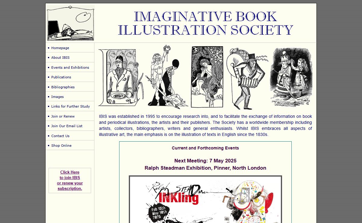 Imaginative Book Illustration Society - Homepage.
