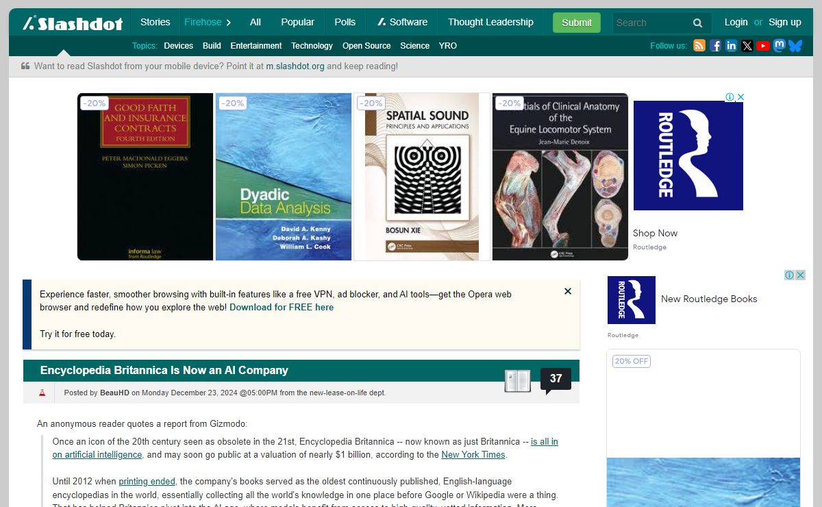 Book Reviews News | Slashdot
