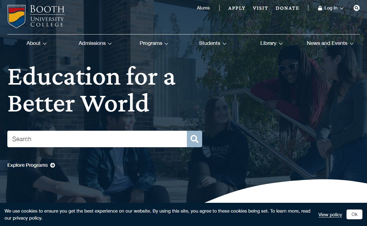 Homepage - Booth University College