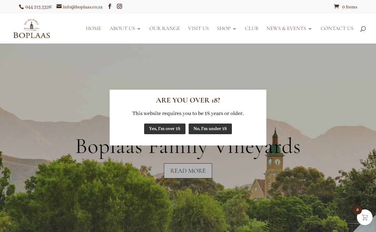 Age Verification - Boplaas