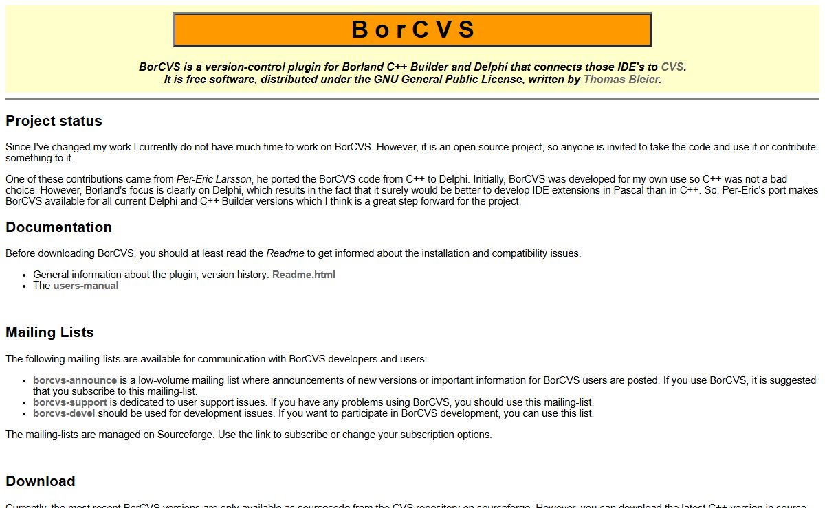BorCVS