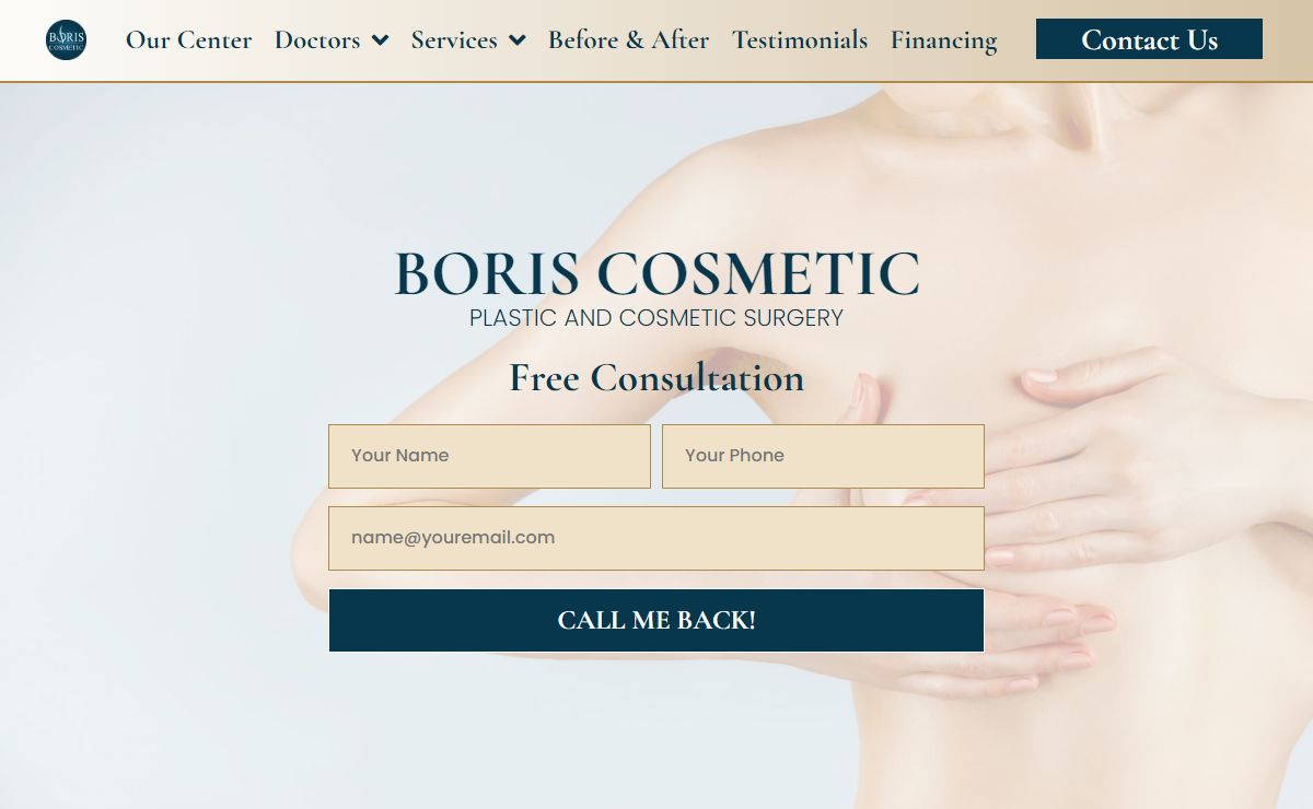 Boris Cosmetic - Surgery Center with 40+ Years Experience!