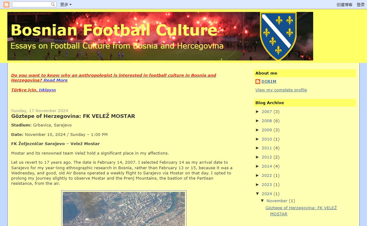 Bosnian Football Culture