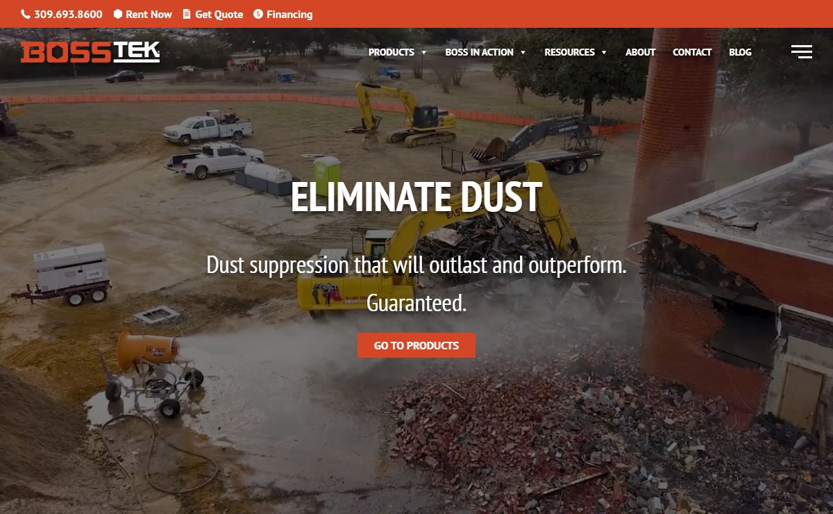 Industrial Dust Suppression & Dust Control Systems