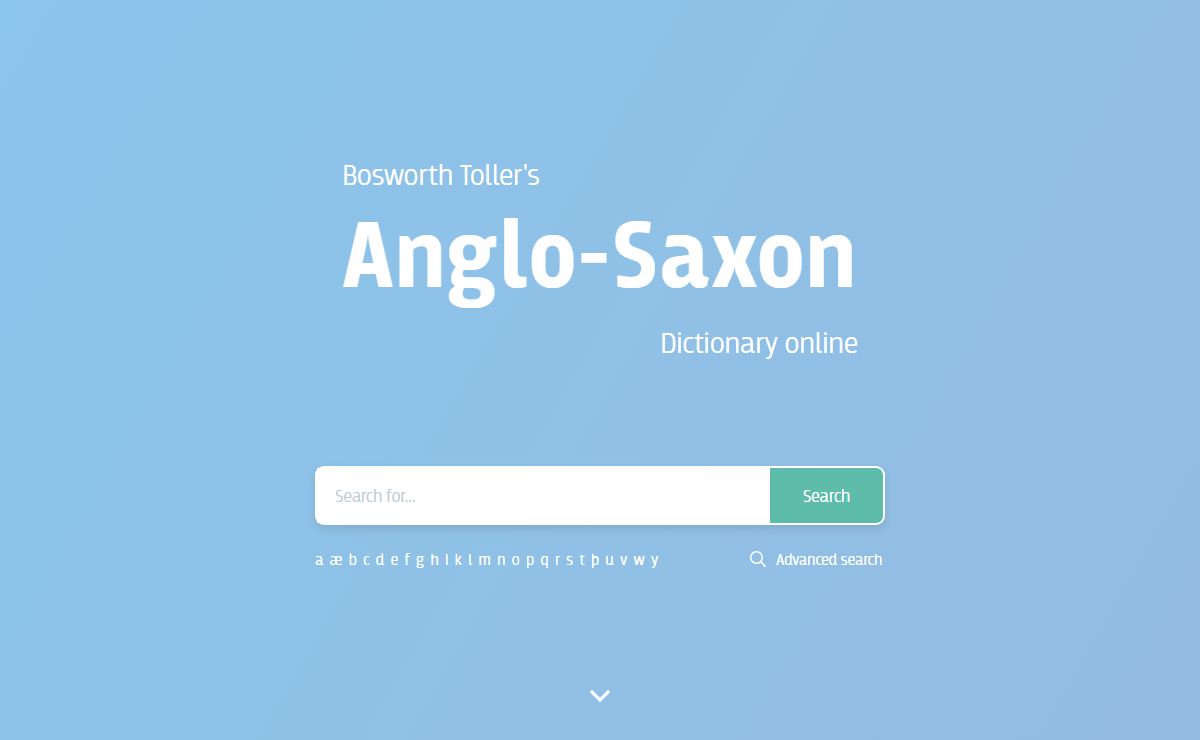 Bosworth-Toller Anglo-Saxon Dictionary online