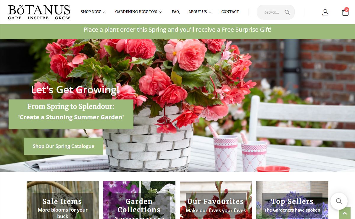 Online Plants in Canada - Spring Garden Planning - Gardening Tutorials - Botanus: Care~Inspire~Grow