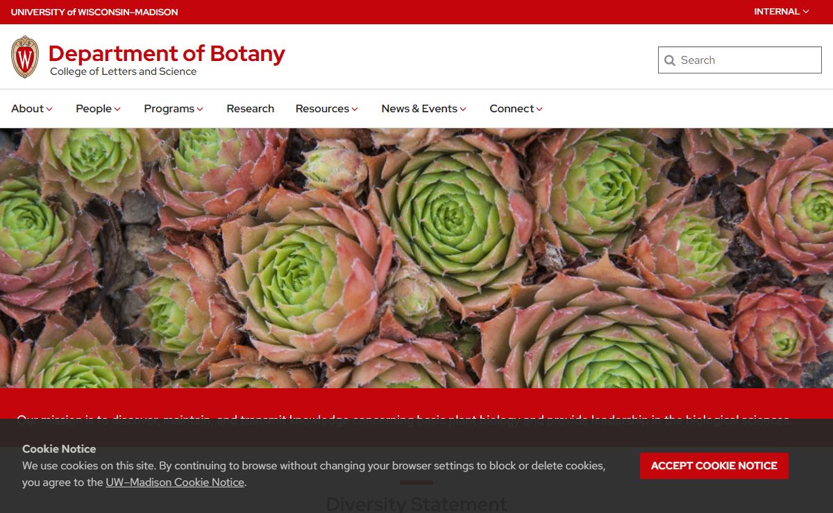 Department of Botany – College of Letters and Science – UW–Madison