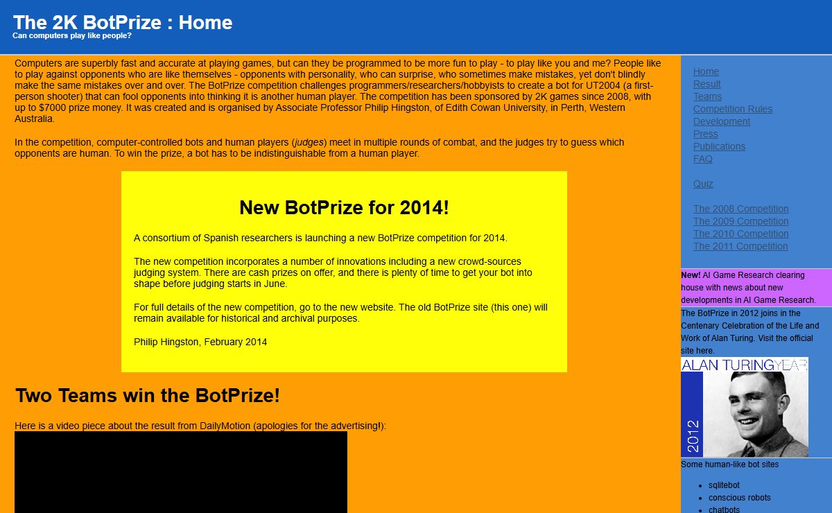 botprize : home