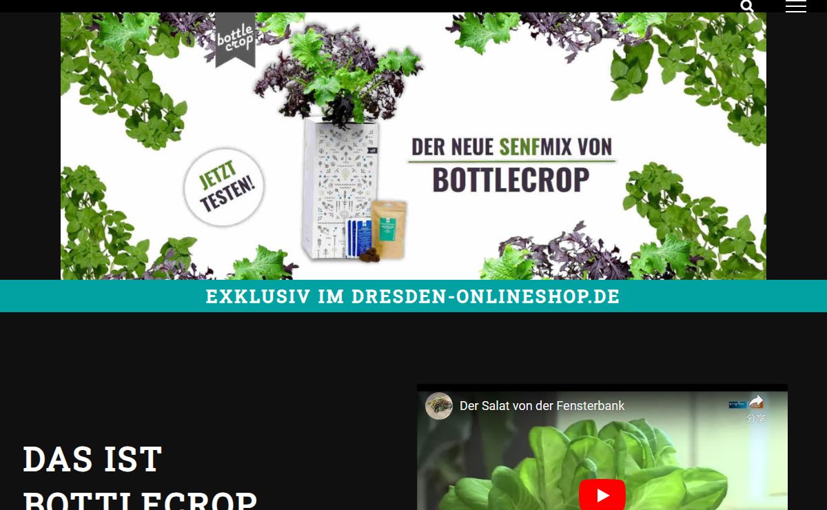 Bottlecrop - Urban Farming System | Salat und Kräuter aus der Flasche