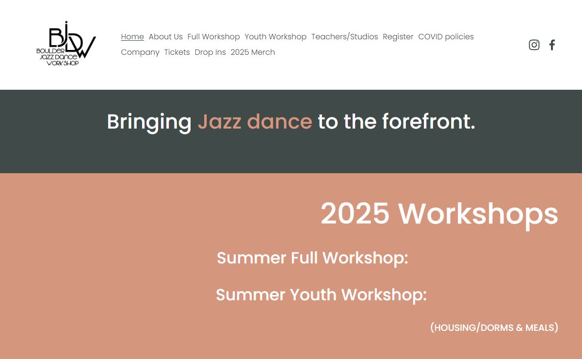 Boulder Jazz Dance Workshop