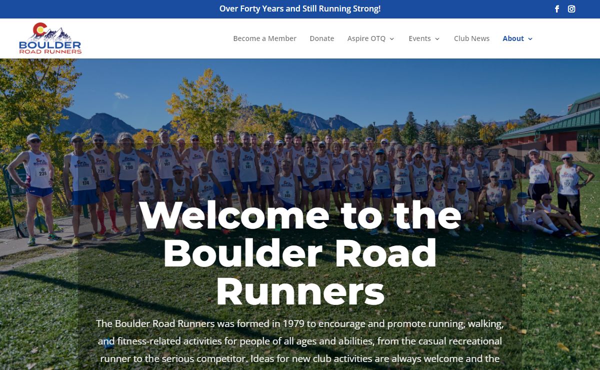 The Boulder Road Runners - Supporting the Boulder running community