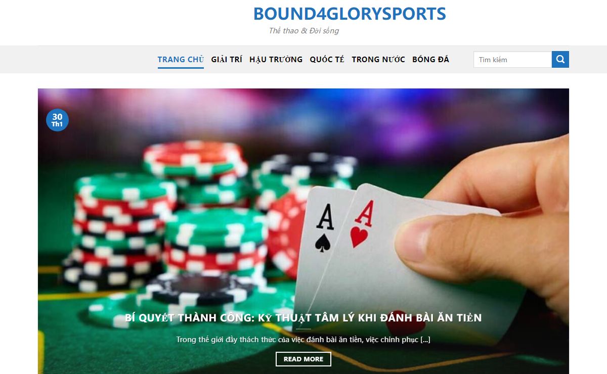 TRANG CHỦ - bound4glorysports