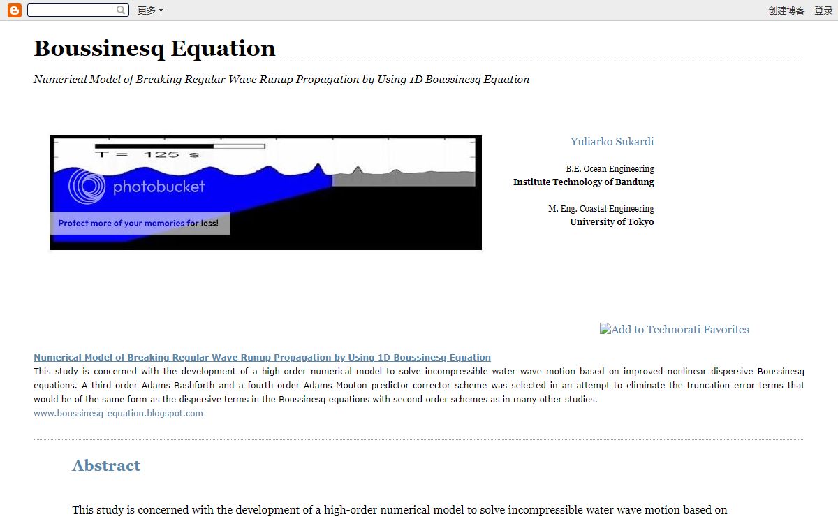 Boussinesq Equation