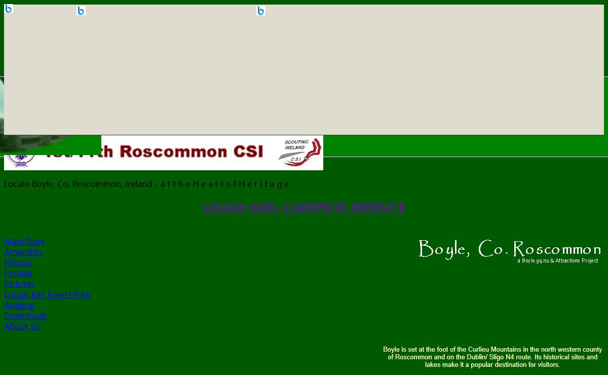 Locate Boyle, Co. Roscommon, Ireland - a t t h e H e a r t o f H e r i t a g e