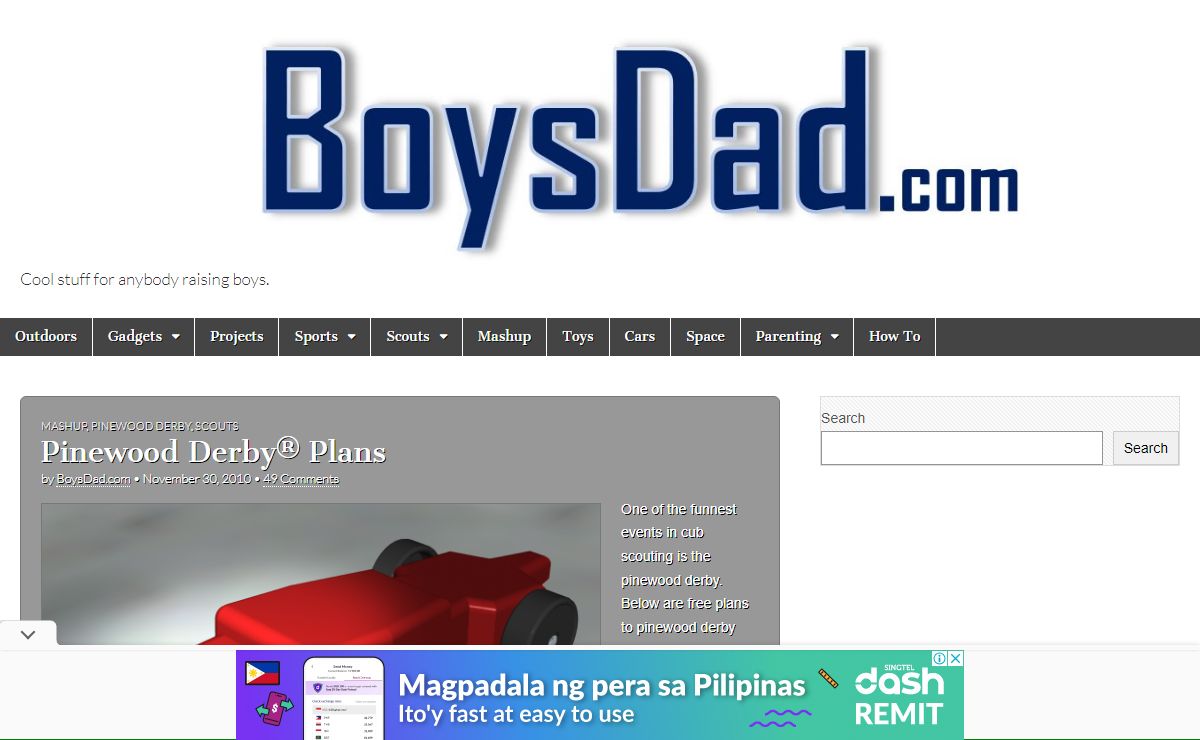 BoysDad.com – Cool stuff for anybody raising boys.