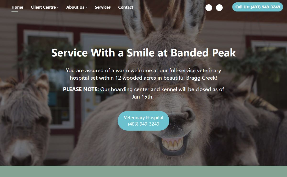 Home - Banded Peak Veterinary Hospital