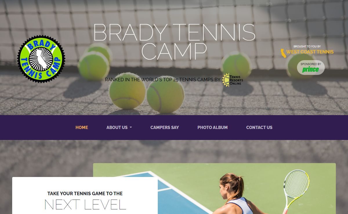 Brady Tennis Camp