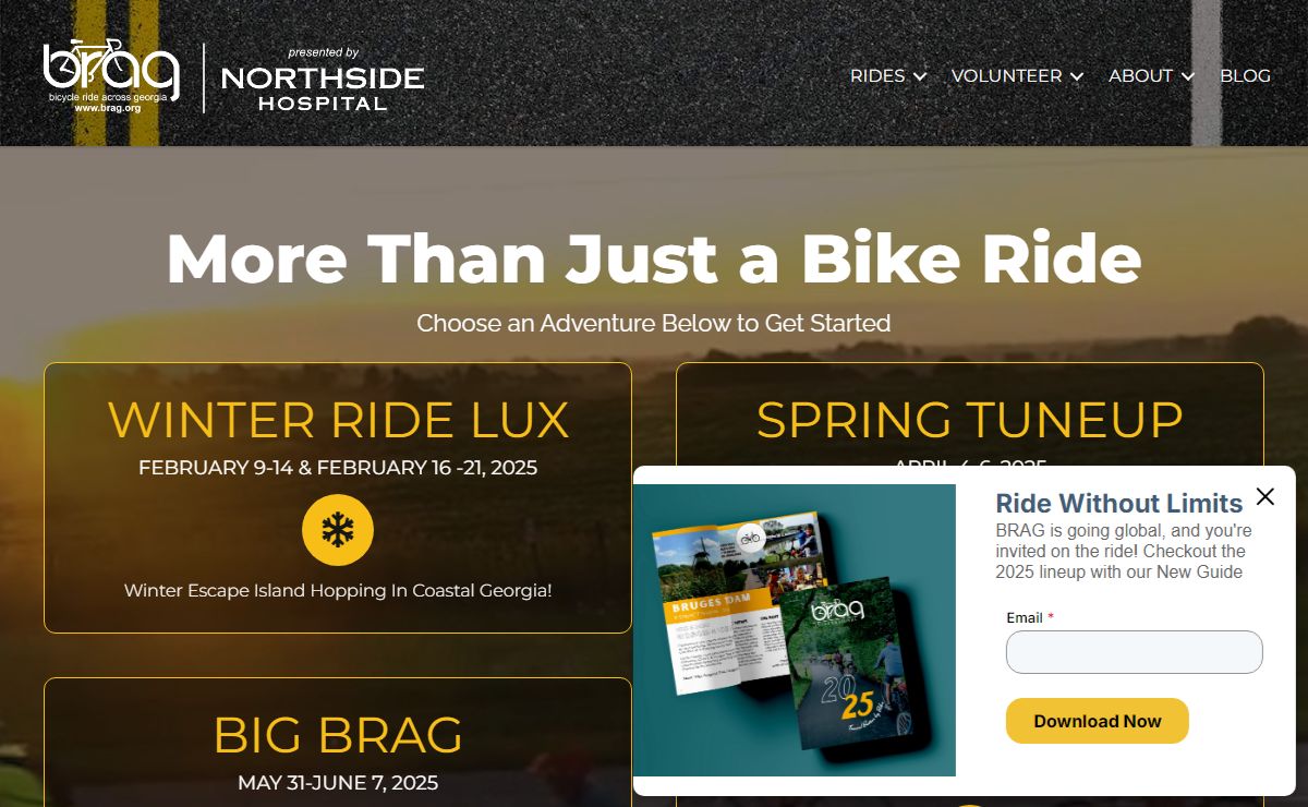 Bike Ride Across Georgia - BRAG - BRAG - Bicycle Ride Across Georgia