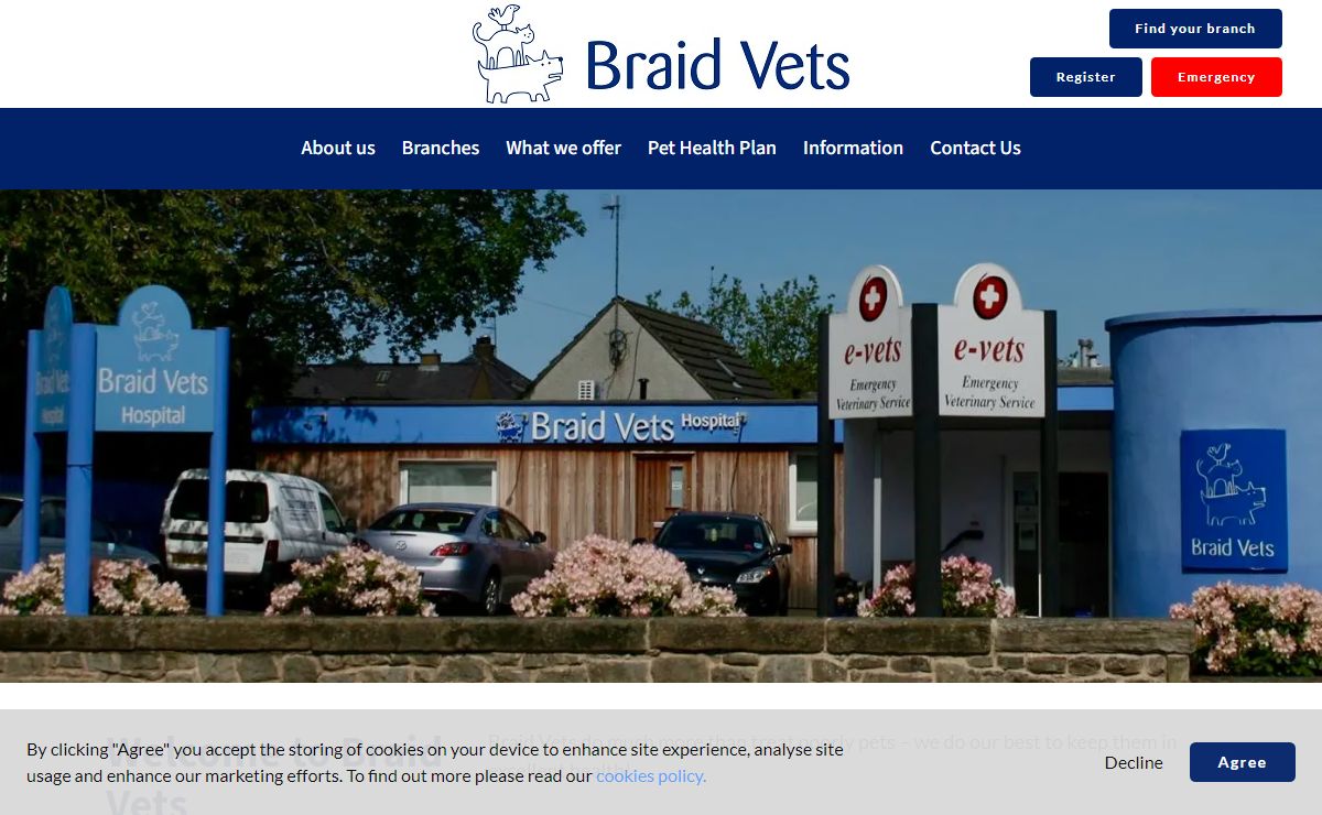 Braid Vets | Excellent Pet Care in Edinburgh & Dalkeith