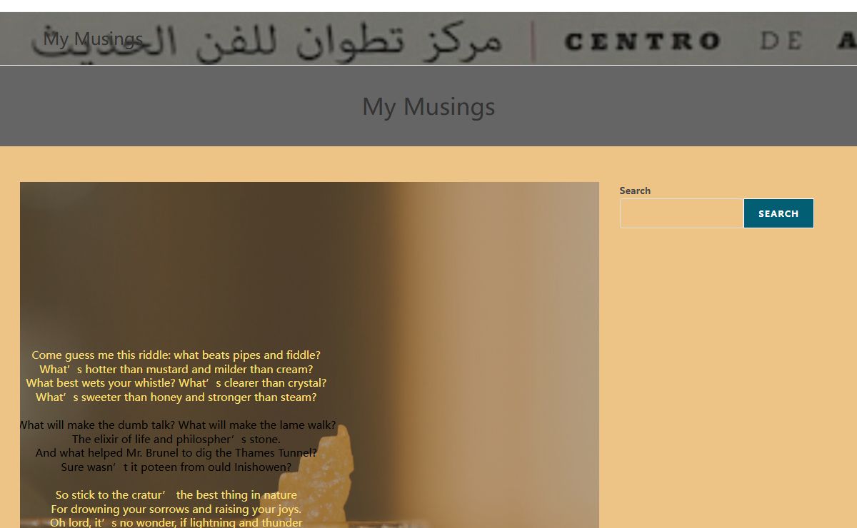 My Musings – My WordPress Blog