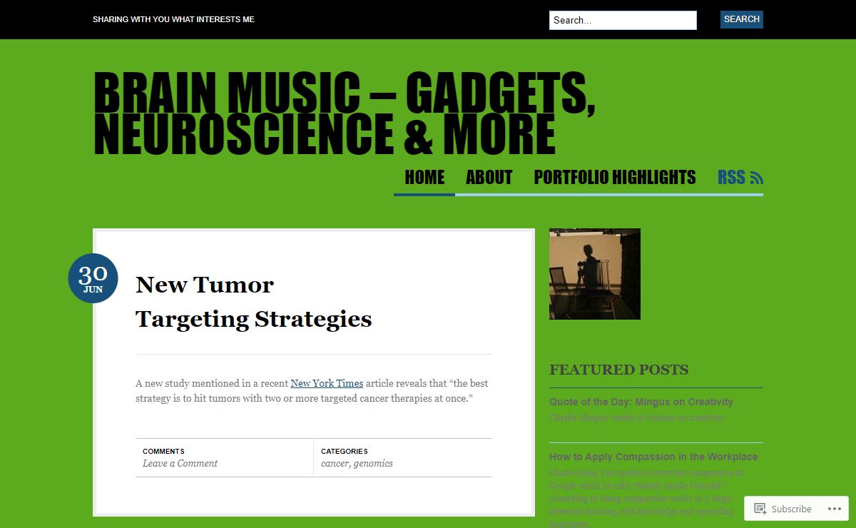 Brain Music - Gadgets, Neuroscience & More | Sharing with you what interests me