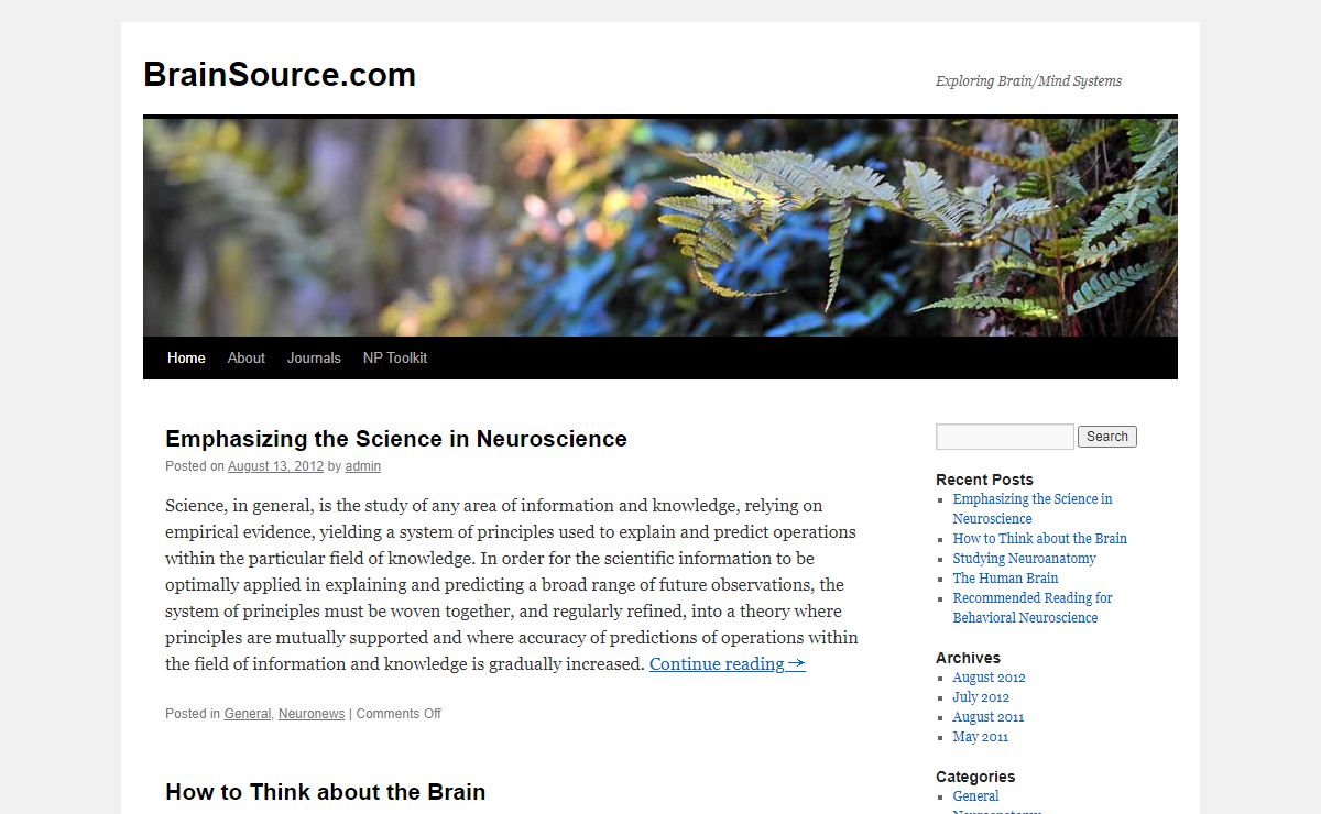 BrainSource.com | Exploring Brain/Mind Systems