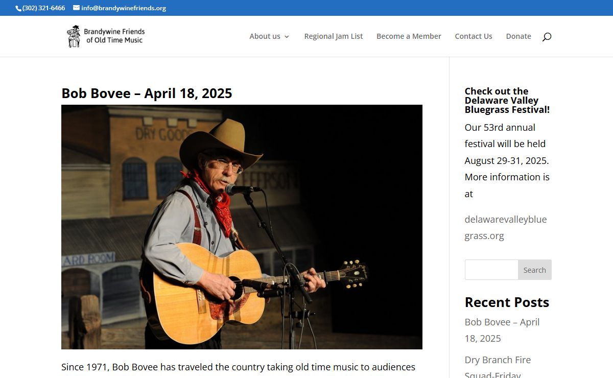 Brandywine Friends of Old Time Music