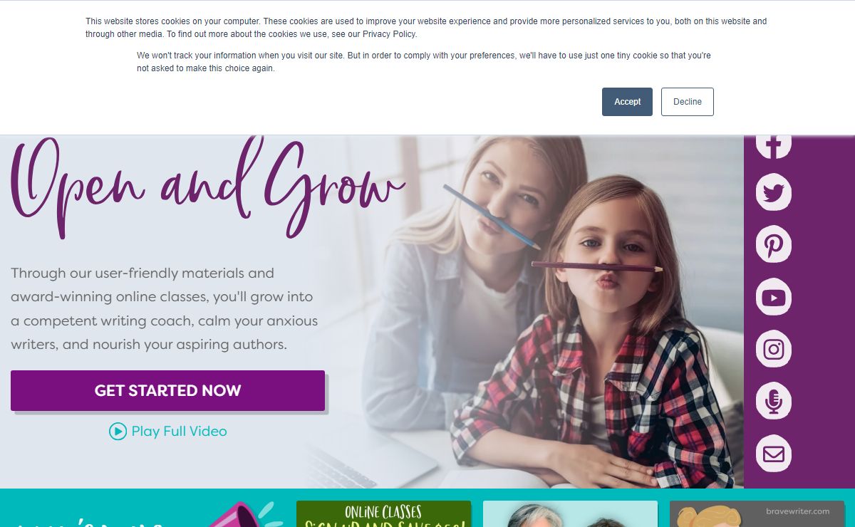Brave Writer | Writing programs and online classes