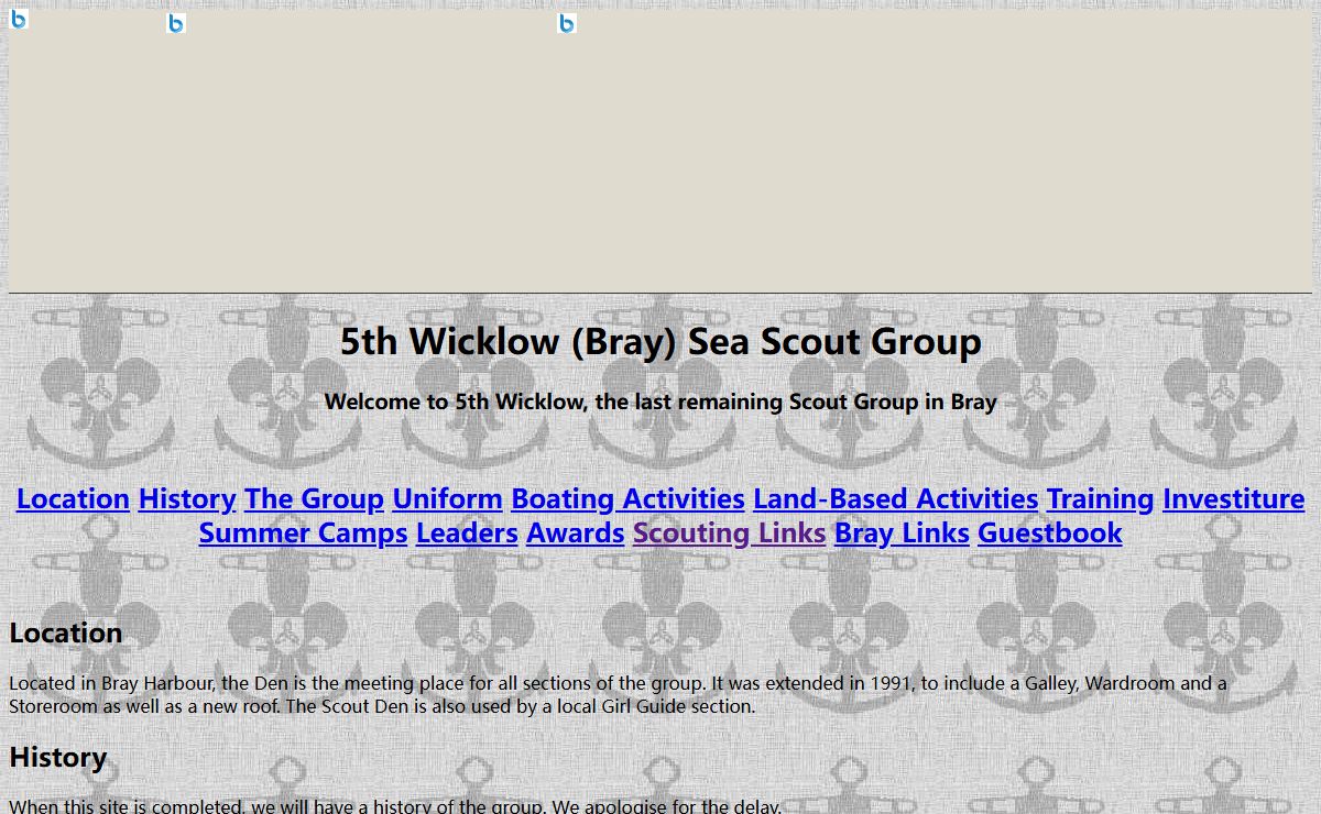 5th Wicklow (Bray) Sea Scouts