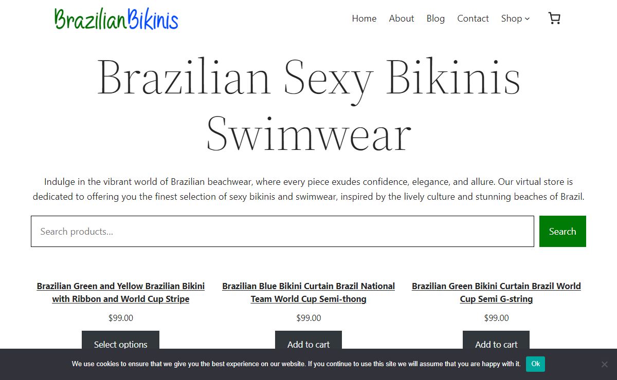 Brazilian Sexy Bikinis Swimwear