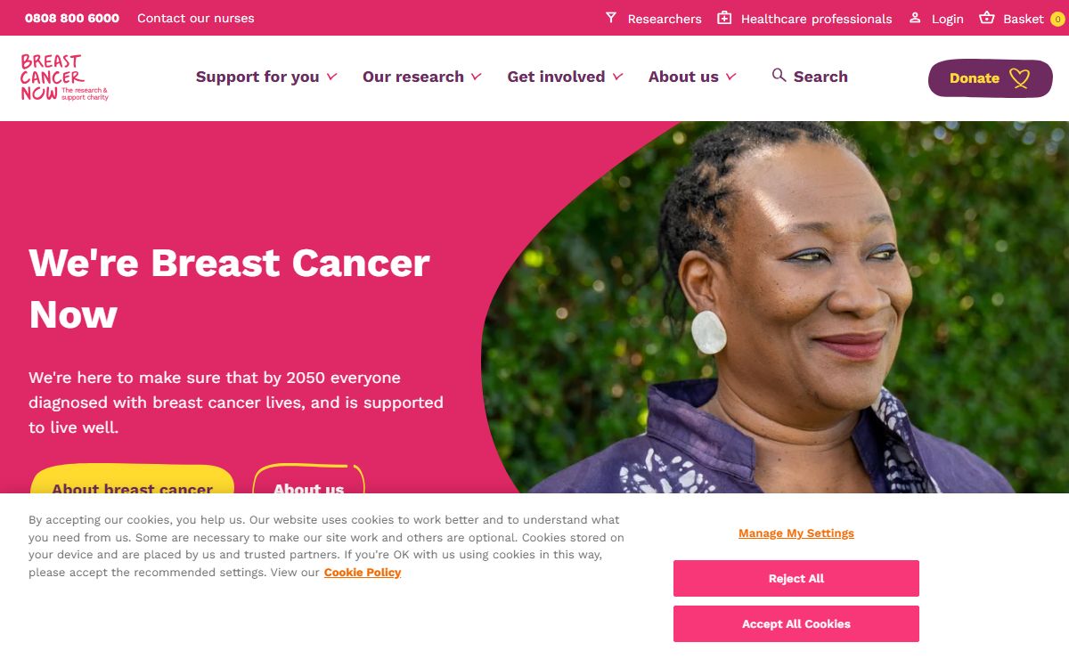 We're Breast Cancer Now | Breast Cancer Now