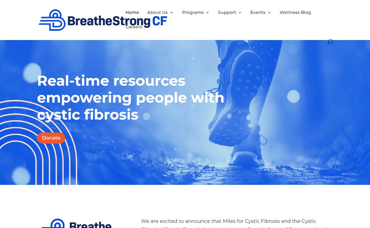 BreatheStrong CF | Real-time resources for people with cystic fibrosis