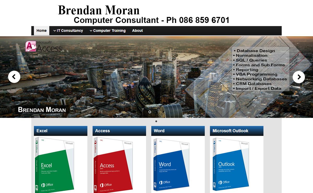 Brendan Moran - IT Consultant - Ph 086 859 6701