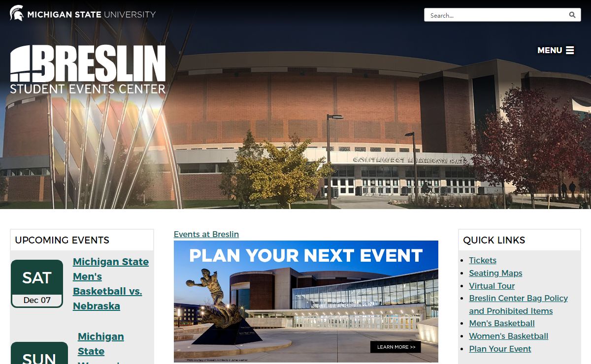 Home | Breslin Student Events Center